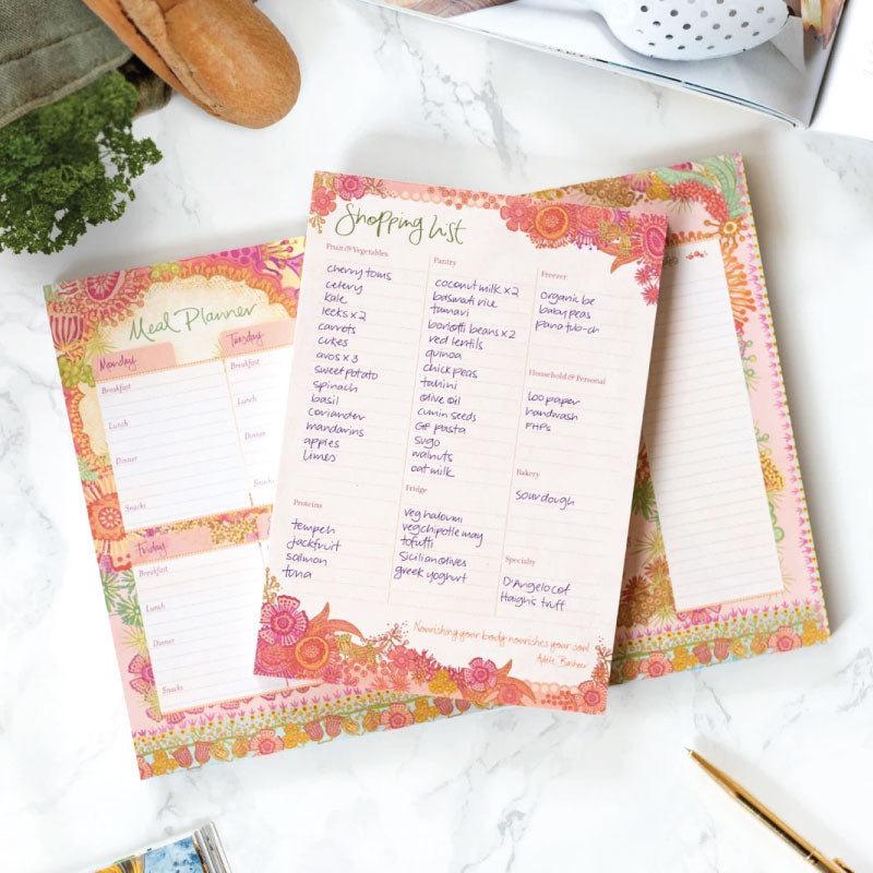 Bloom A4 Meal Planner