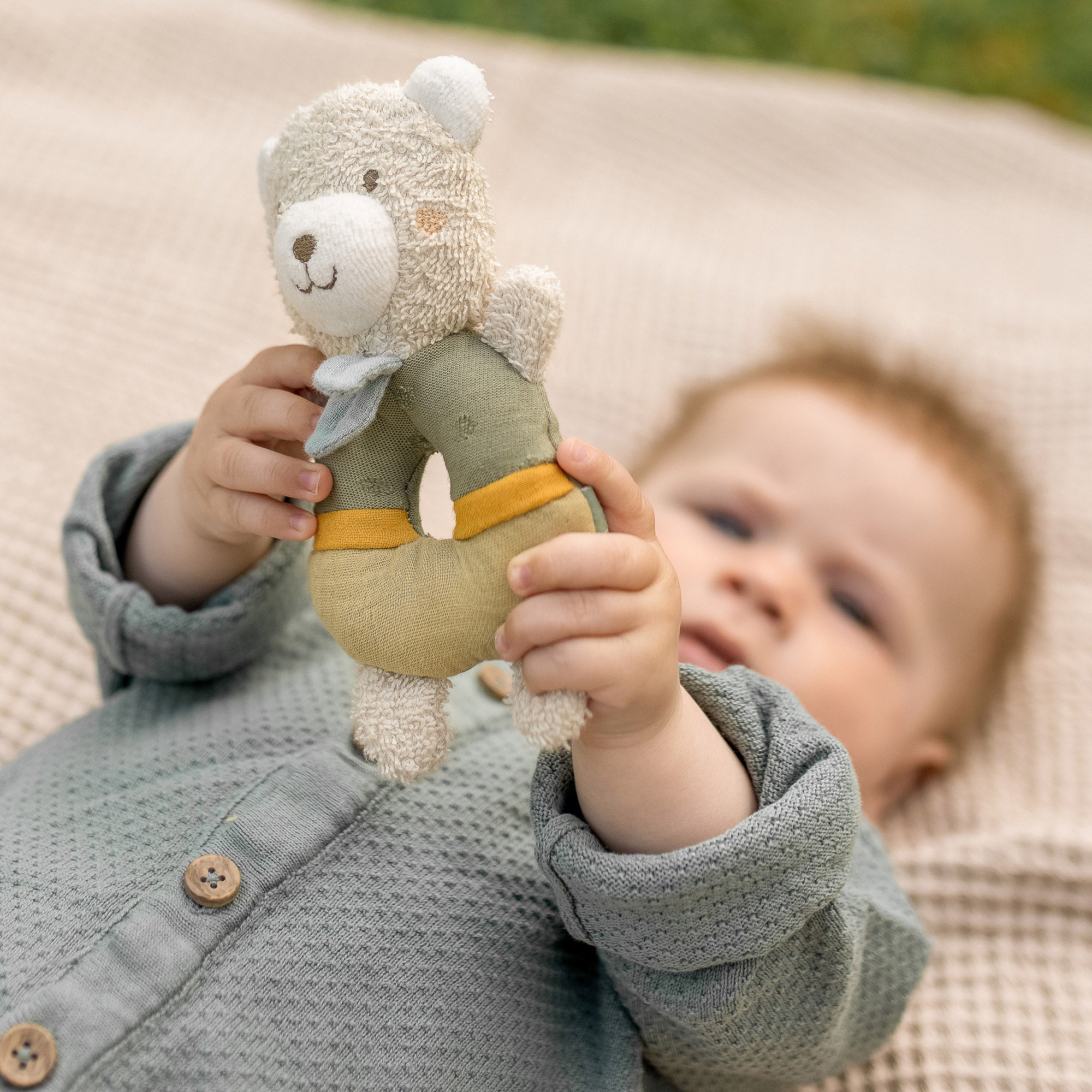 Soft Ring Rattle Bear