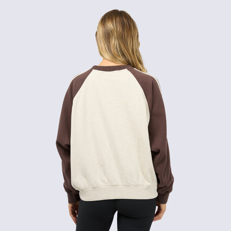 Contrast Club Raglan Crew