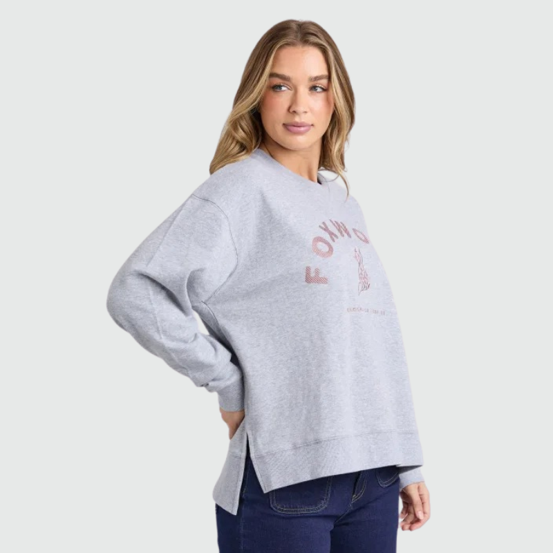 Effortless Contrast Crew - Grey Marble 18