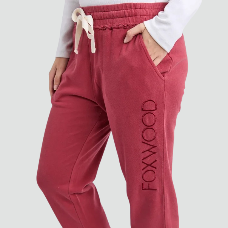 Simplified Track Pant Rust