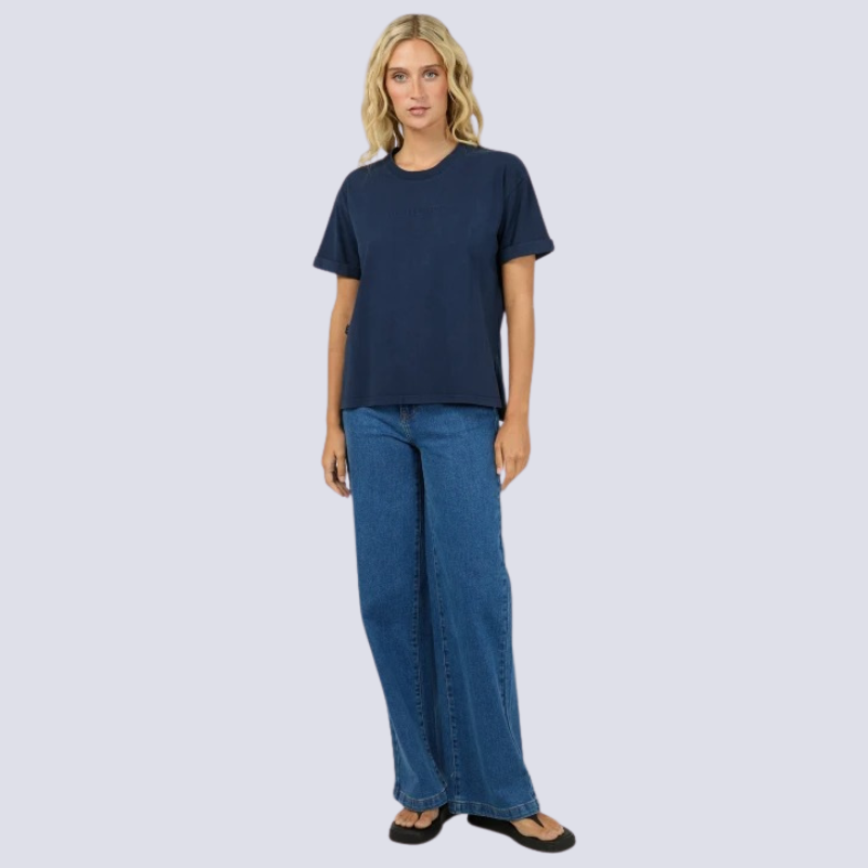 AAE Washed Tee Navy 16
