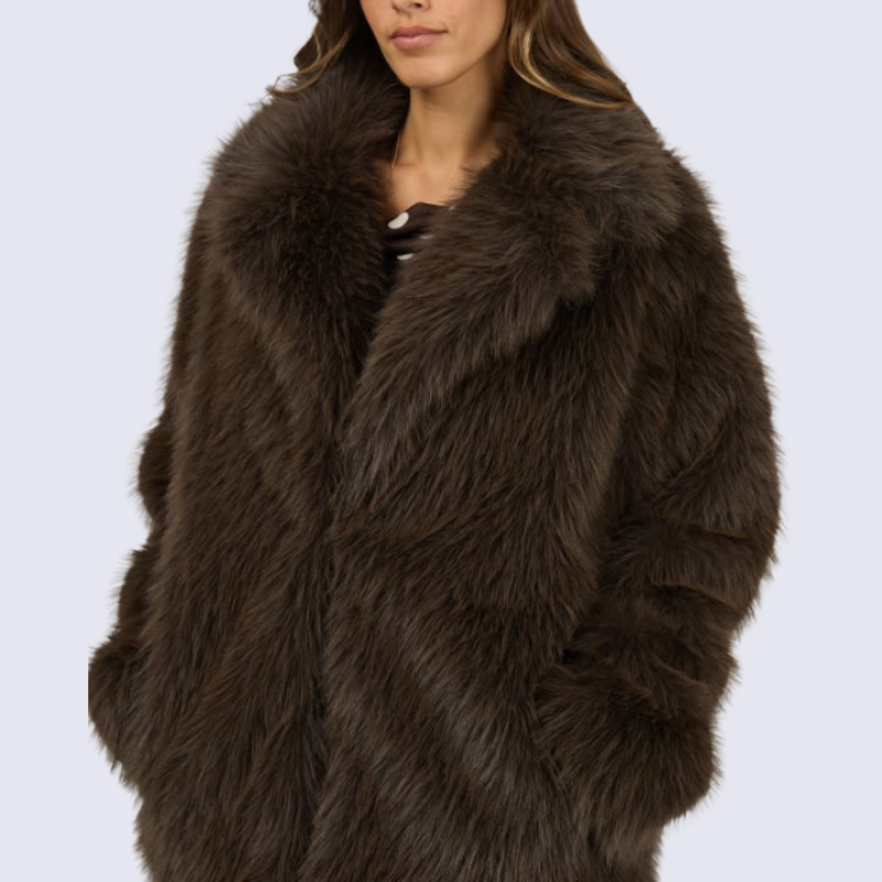 Brandy Fur Coat Chocolate 14