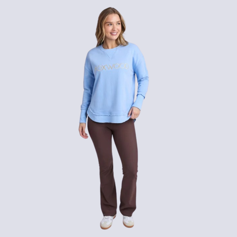 Simplified Metalic Crew Blue/Lemon