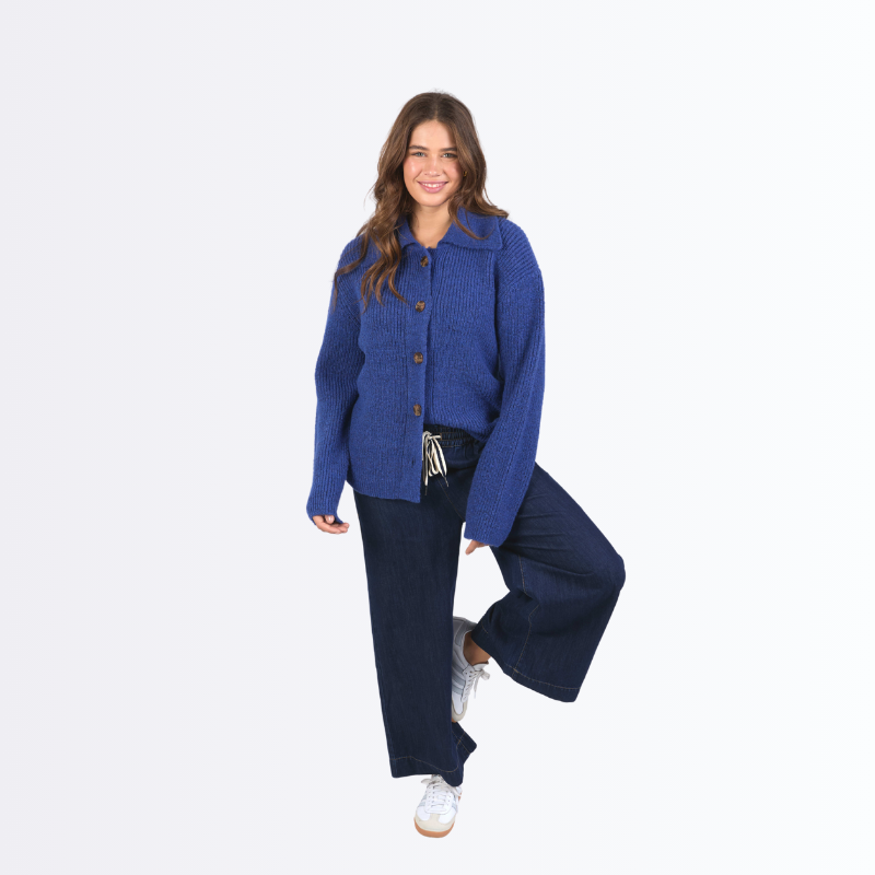 Indy Button Down Cardi