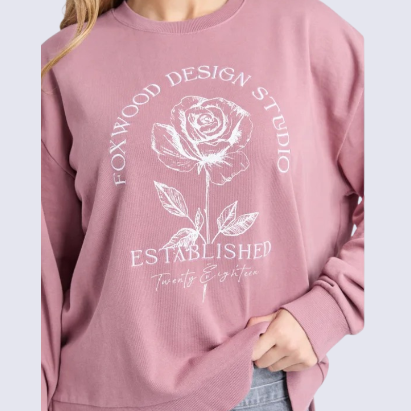 Established Rose Crew - Dusty Rose
