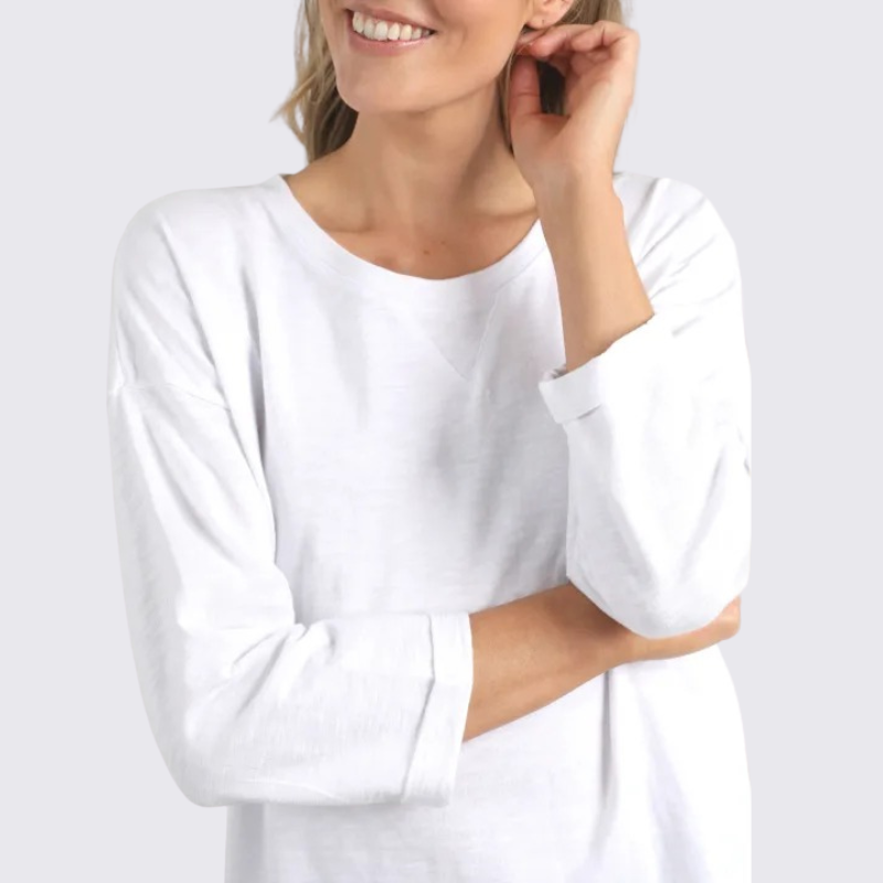 Annie 3/4 slv Tee