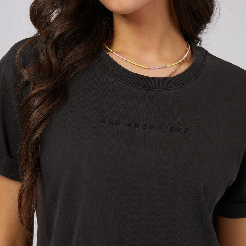 Washed Tee Black