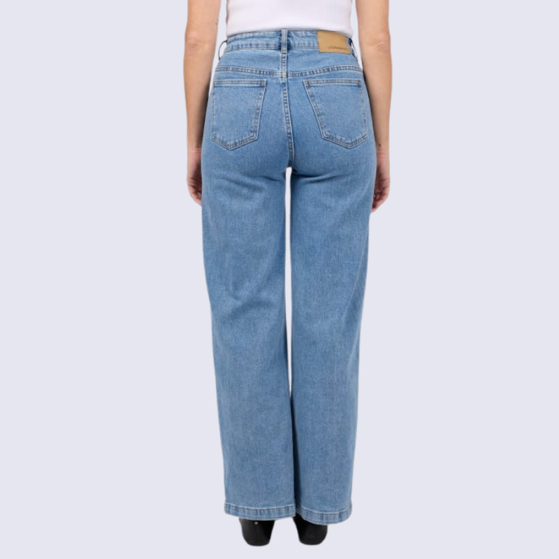 Jacqui Wide Leg Jean Light Blue