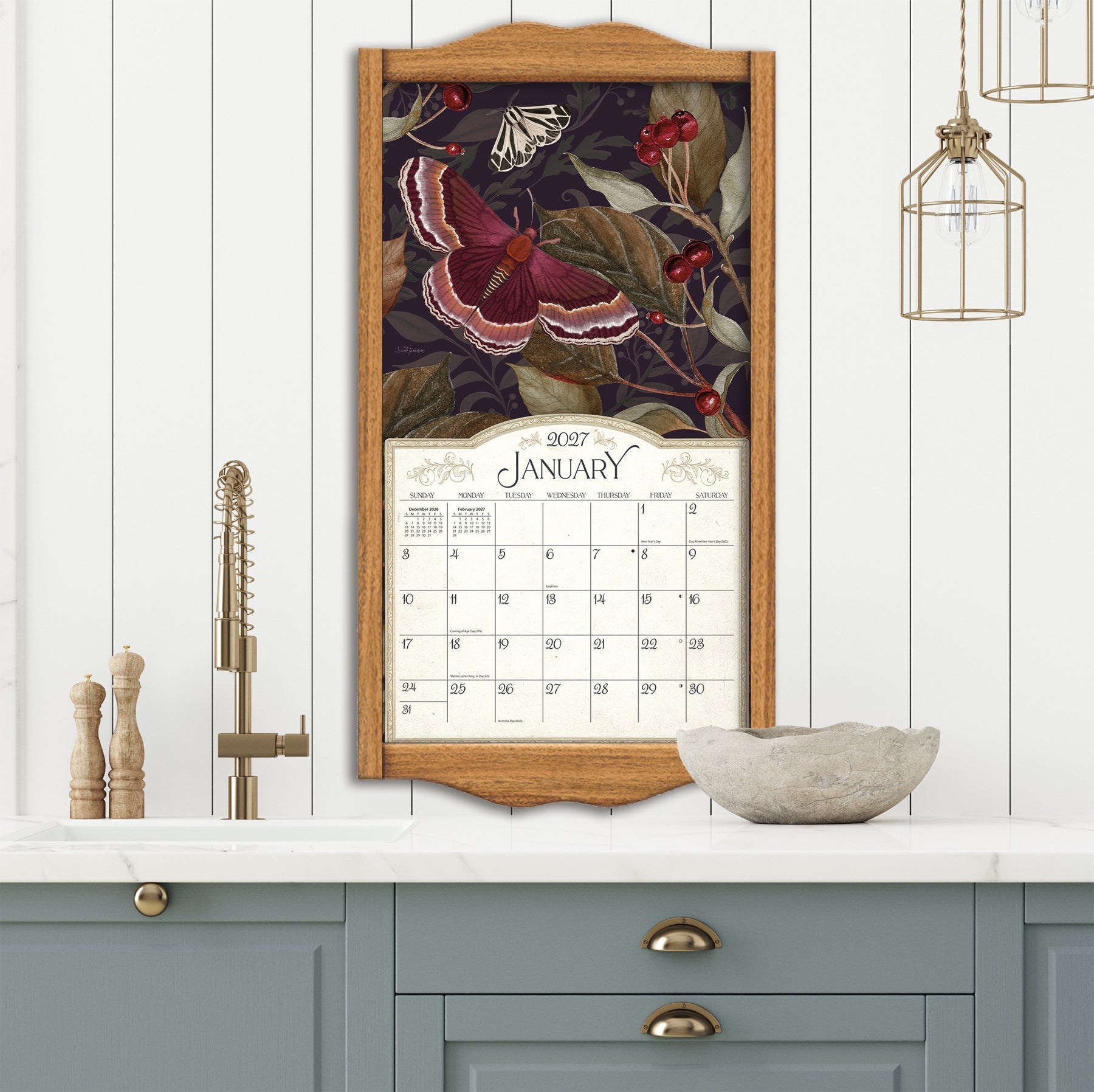 Midnight Garden 2027 Calendar