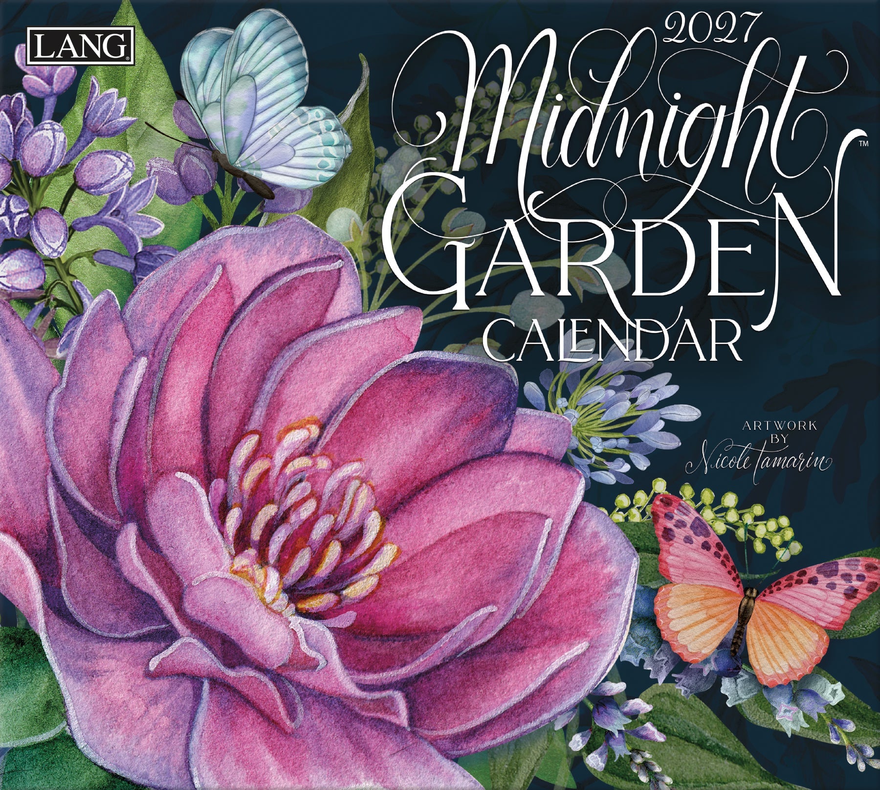 Midnight Garden 2027 Calendar