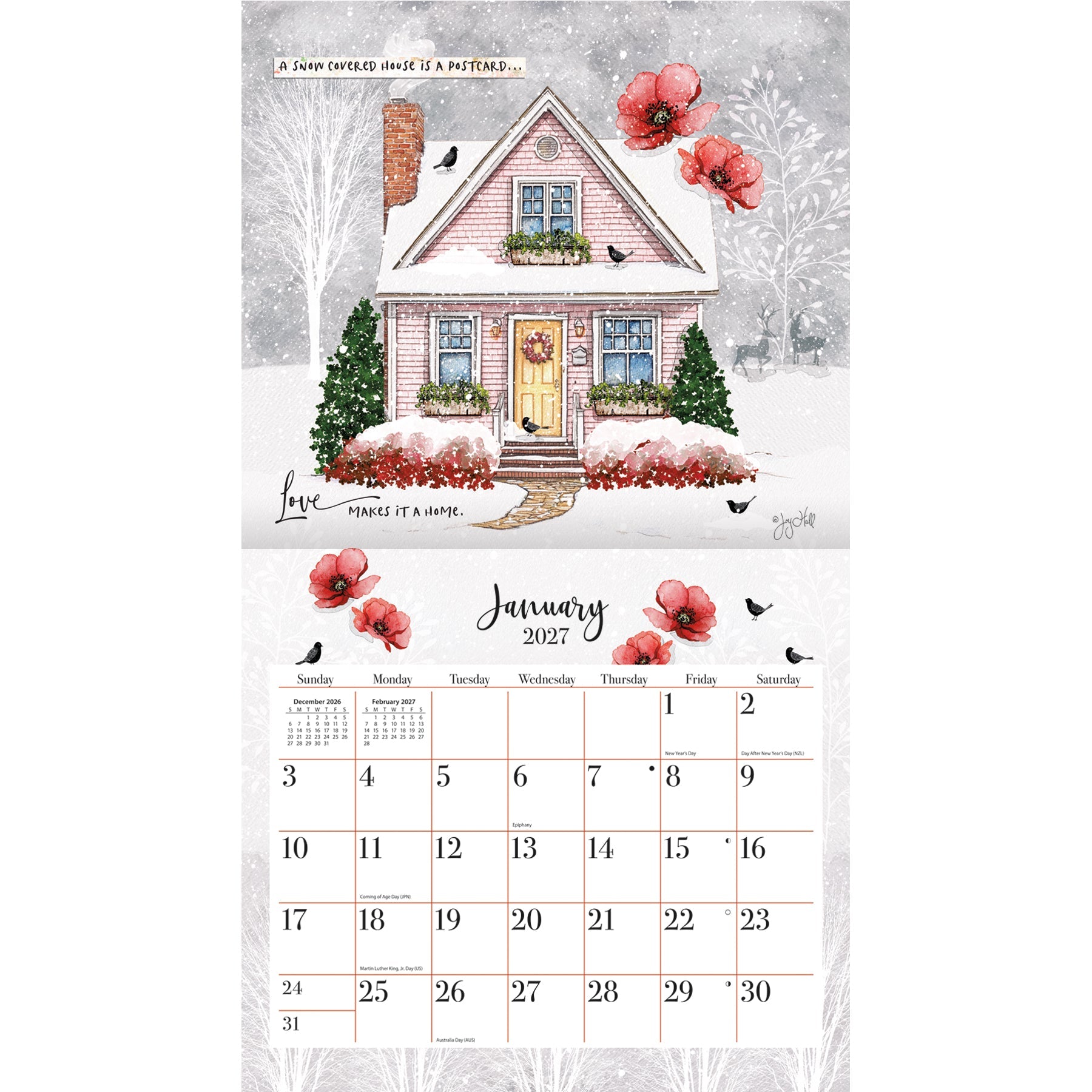 Bless This Home 2027 Calendar
