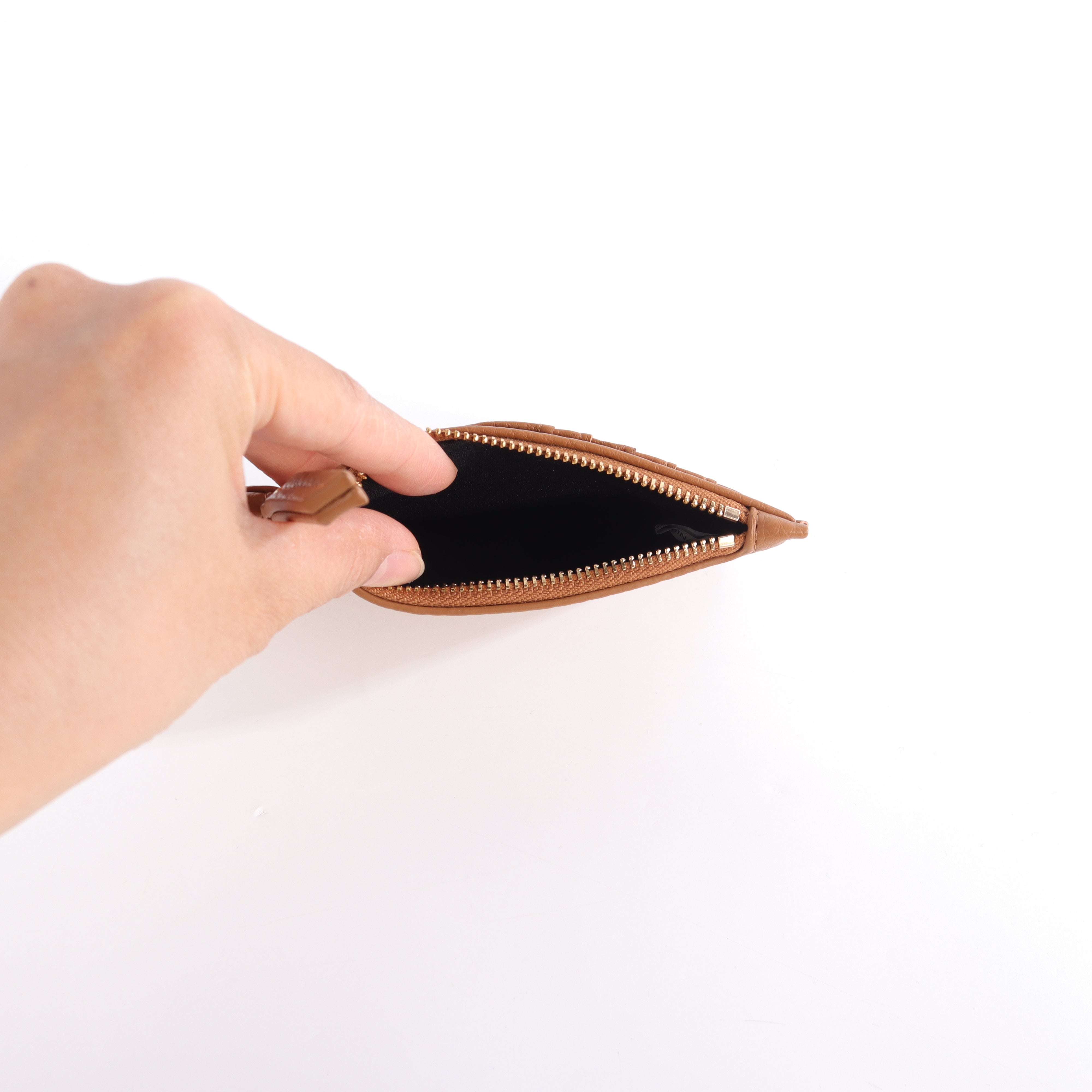Minimalist Mini Compact Wallet - Tan