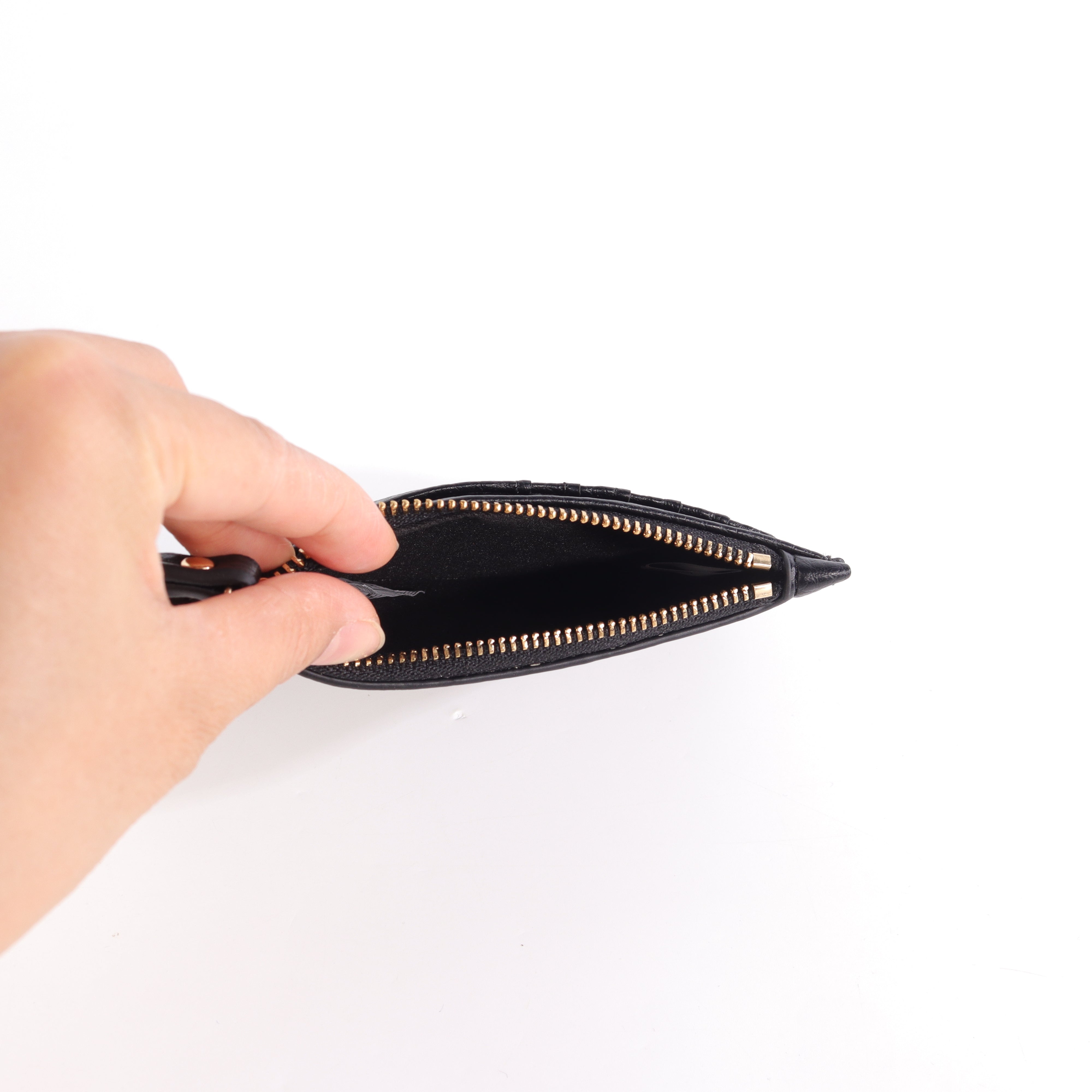 Minimalist Mini Compact Wallet - Black