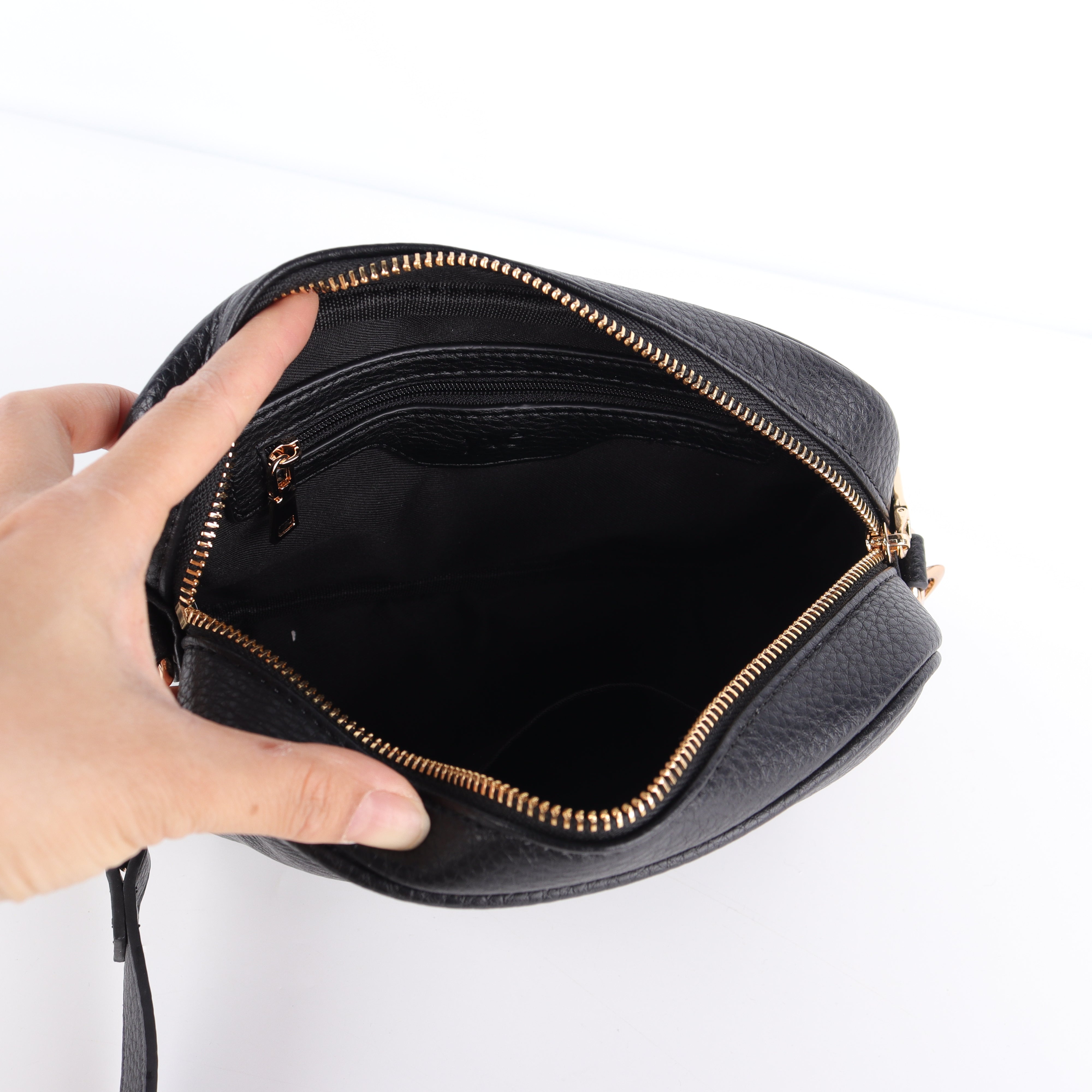 Lift Yourself Cross Body Bag - Black