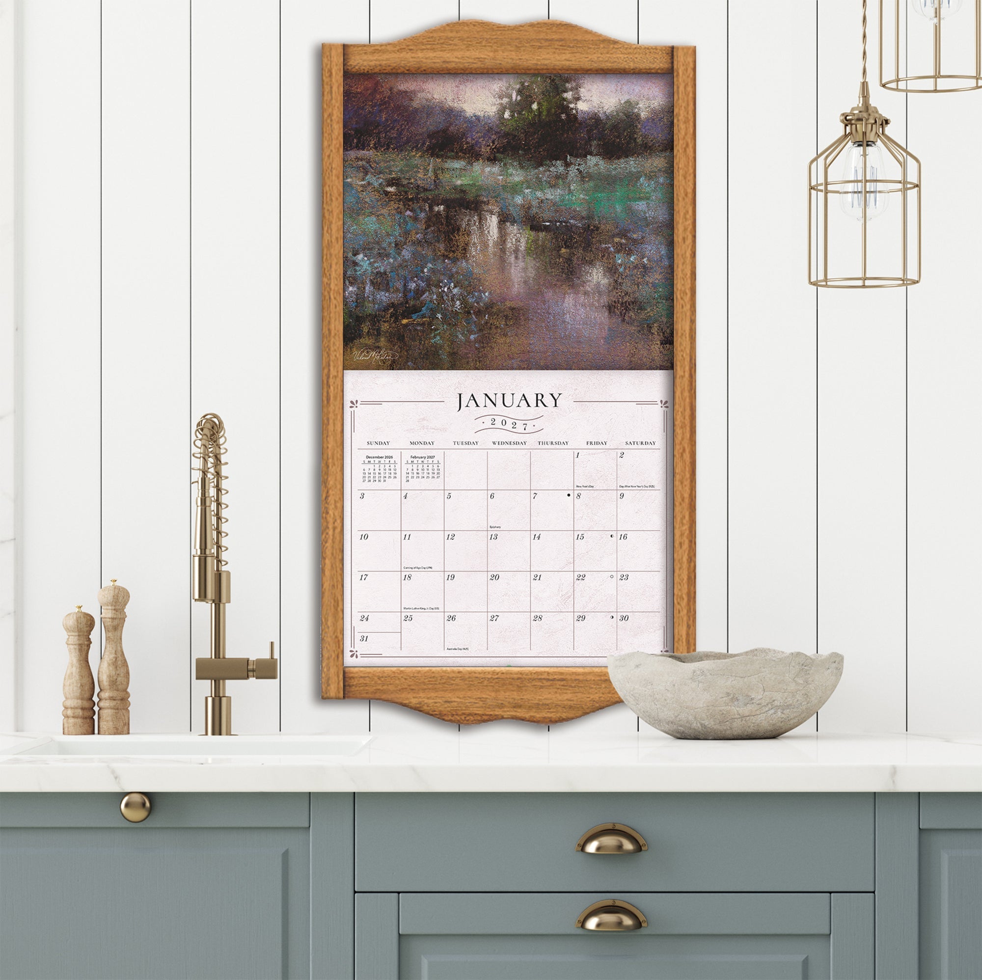 Soft Escapes 2027 Calendar