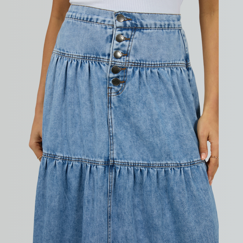 Maxi Skirt..Light Blue