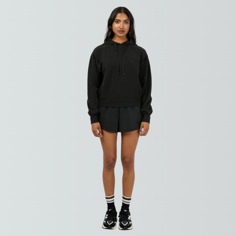 Luxe Active Crop Hoodie