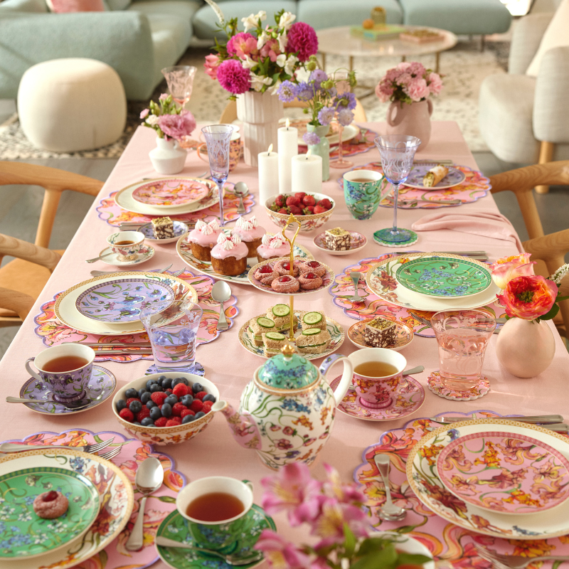 Estelle Michaelides Mystique Scallop Cotton Placemat 39cm