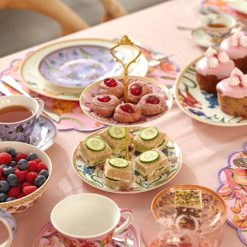 Estelle Michaelides Mystique 2 Tiered Cake Stand Gift Boxed