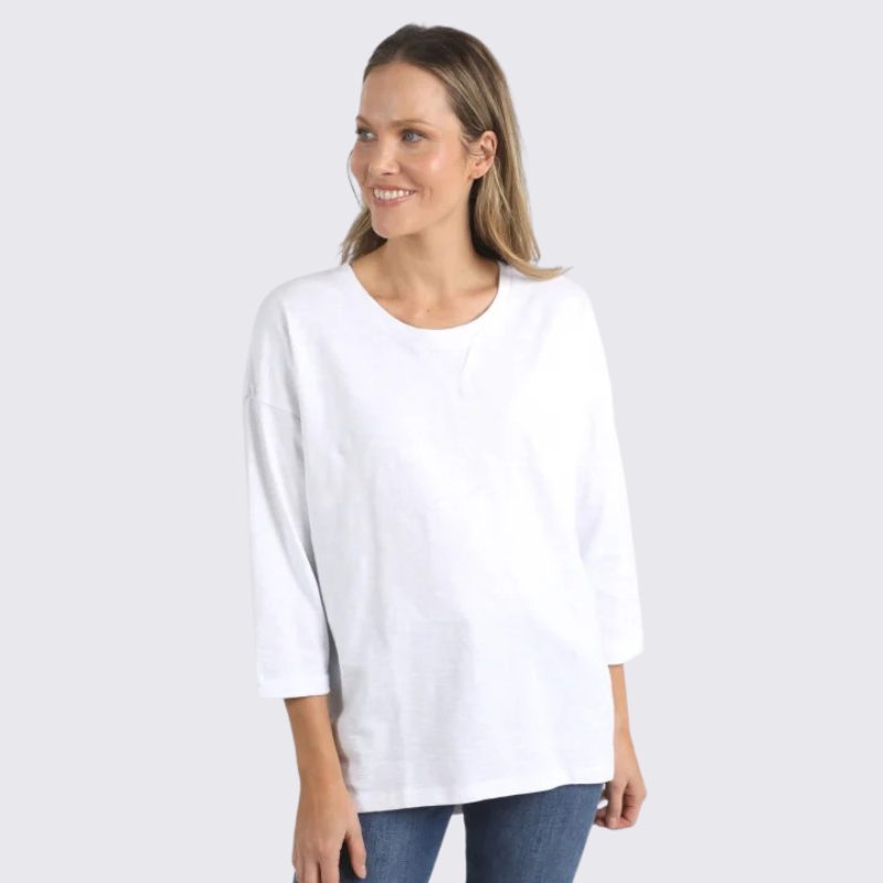 Annie 3/4 slv Tee