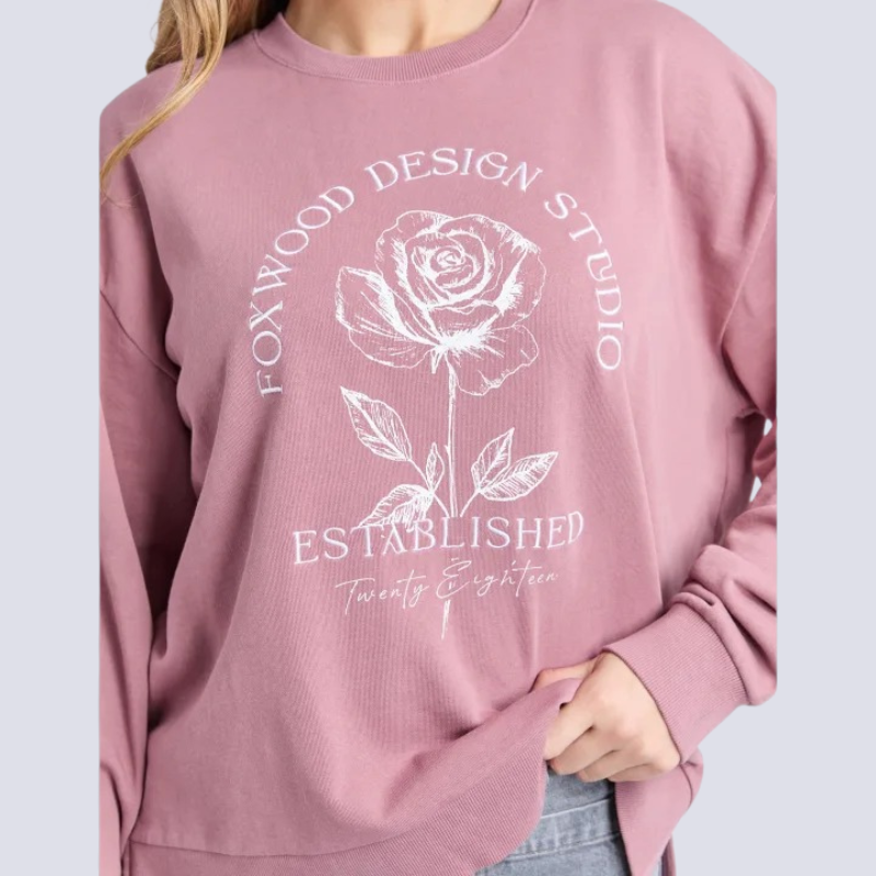 Established Rose Crew - Dusty Rose