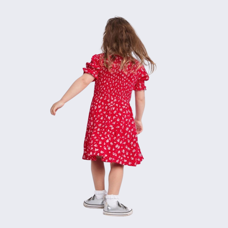 Poppy Shirred Dress