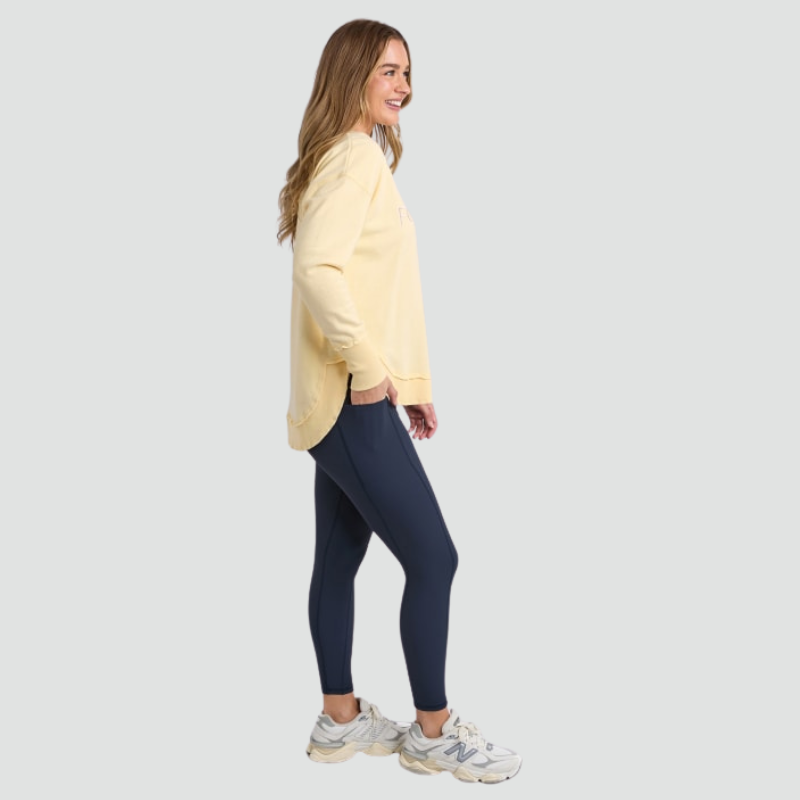 Simplified Metallic Crew - Lemon
