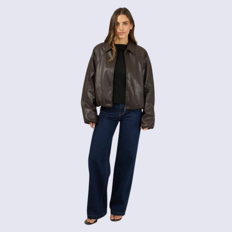 Carmen Pu Bomber - Chocolate