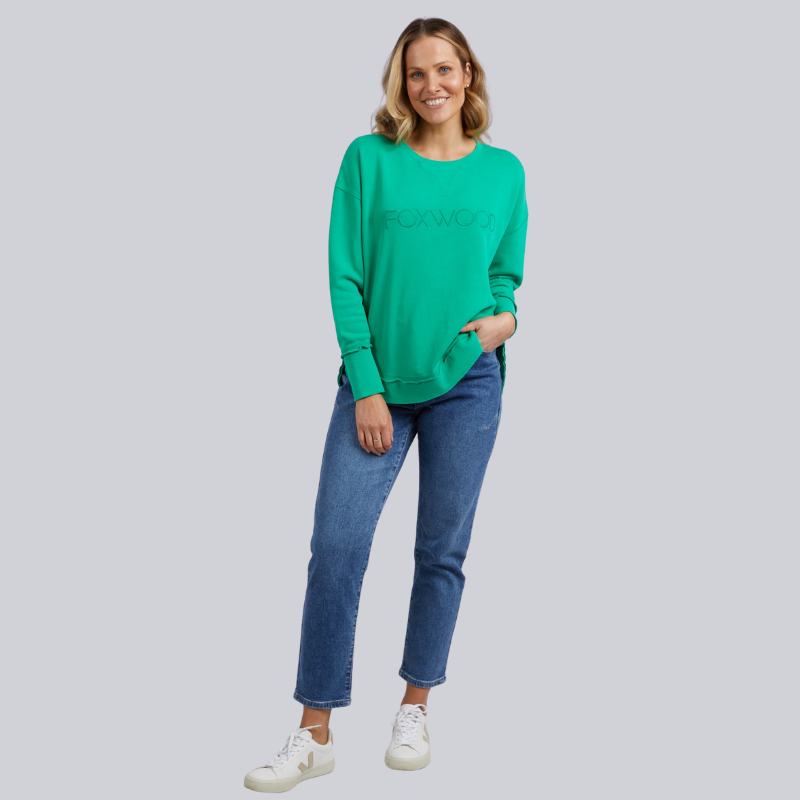 Simplified Crew Bright Green
