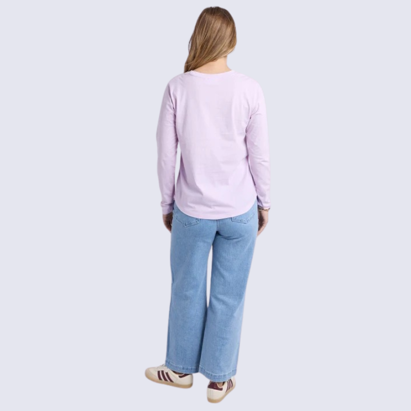 Signature Long Sleeve Tee /Orchid
