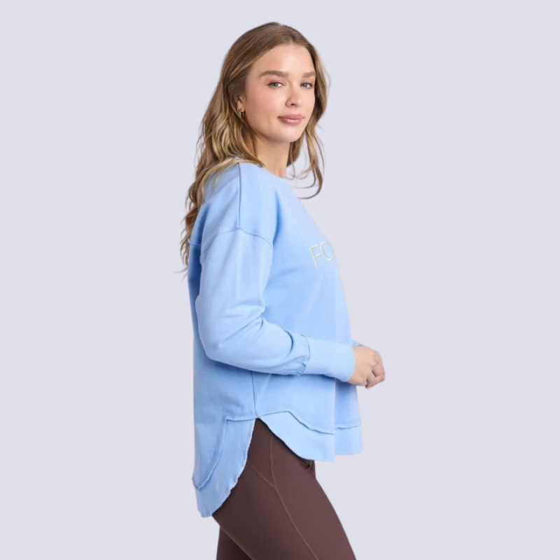 Simplified Metalic Crew Blue/Lemon