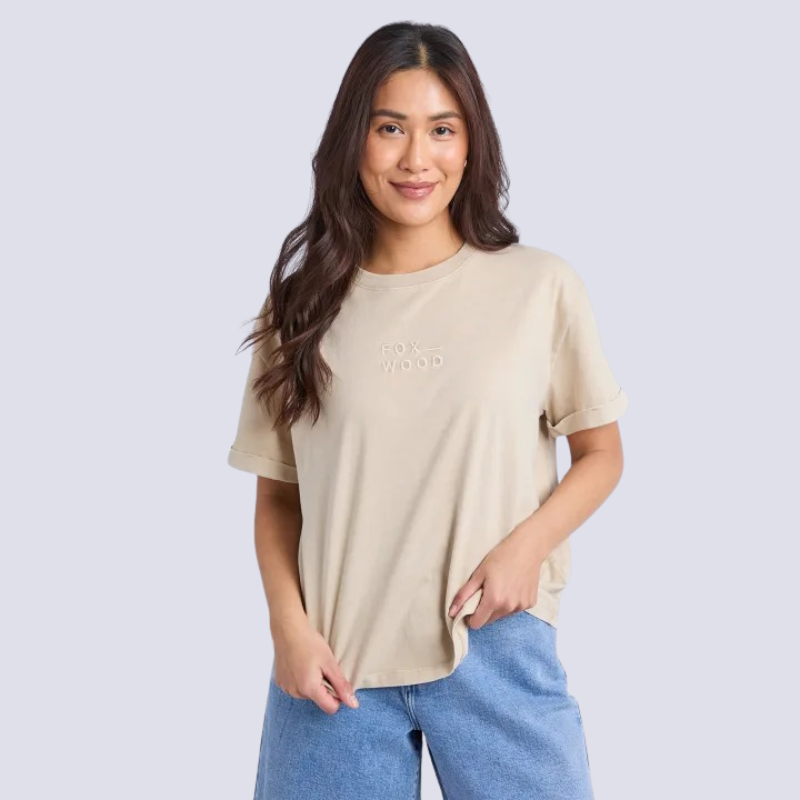Huntleigh Oversized Tee Oat 8