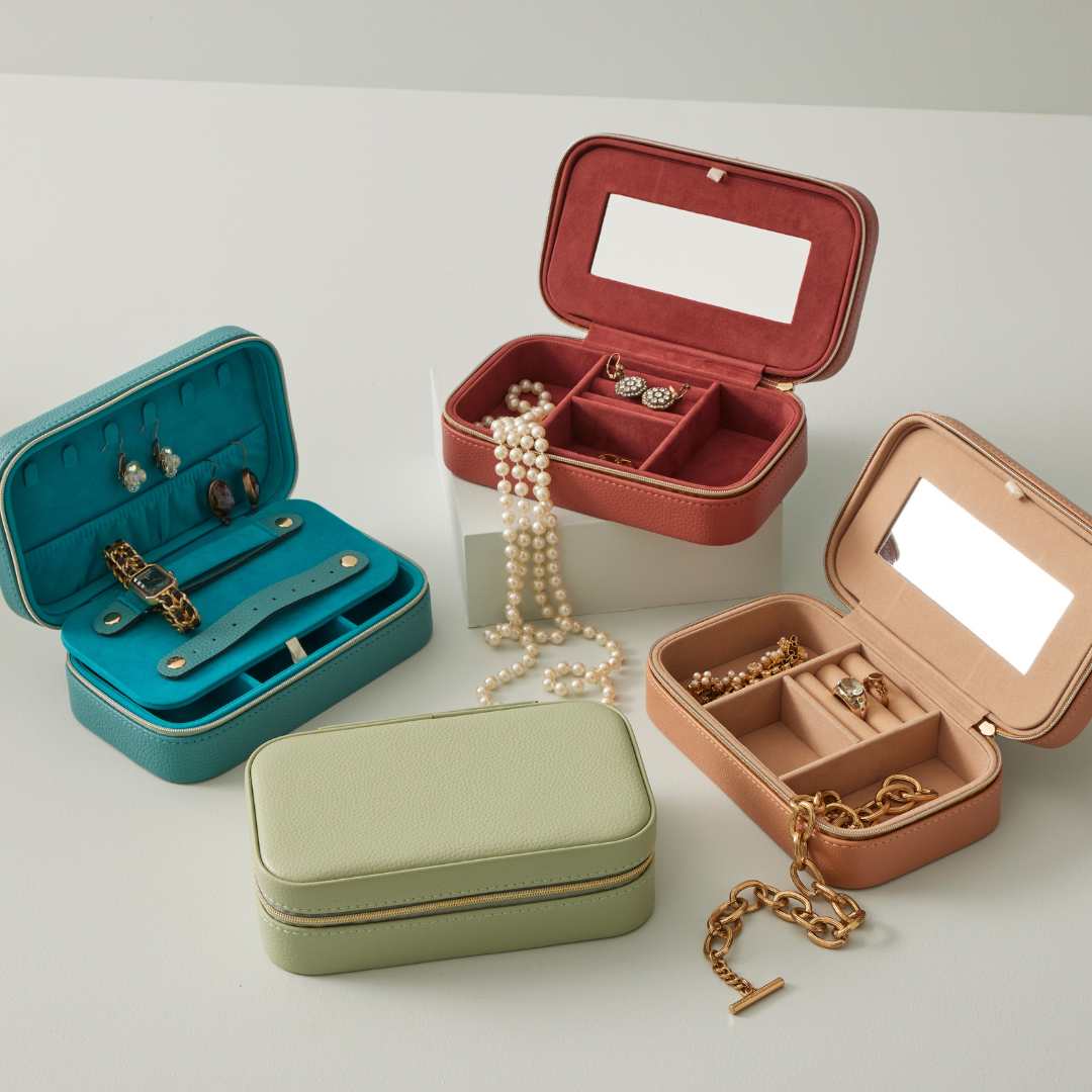 Gigi Jewellery Case Pink