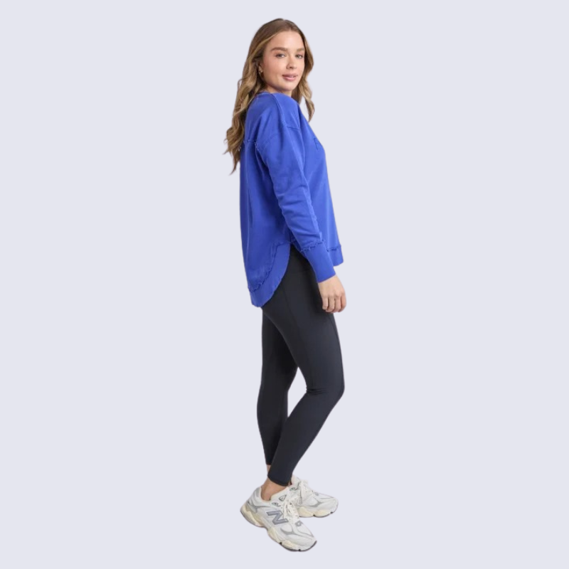 Simplified Crew Dazzling Blue