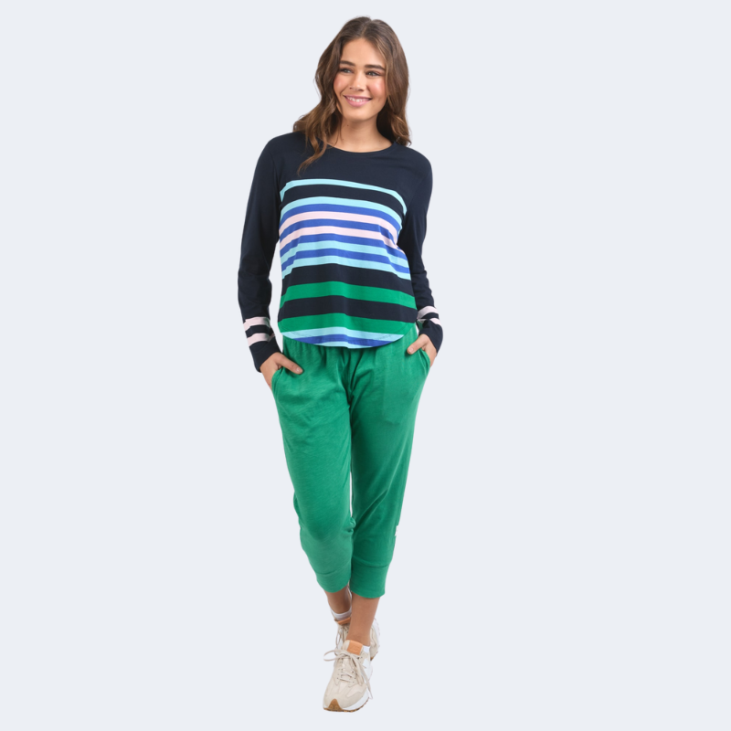 Medley Stripe L/S Tee