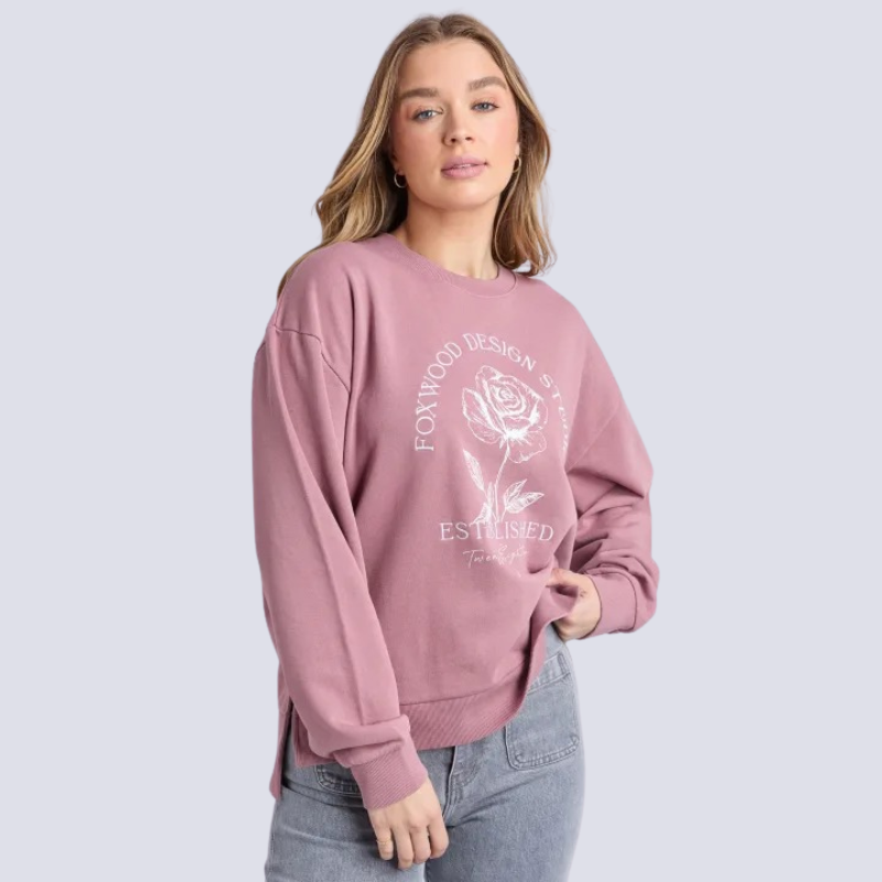 Established Rose Crew - Dusty Rose