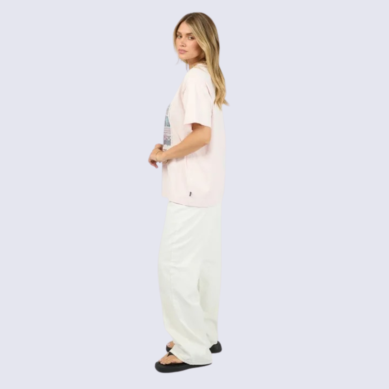 New York Diner Relaxed Tee Pale Pink 16
