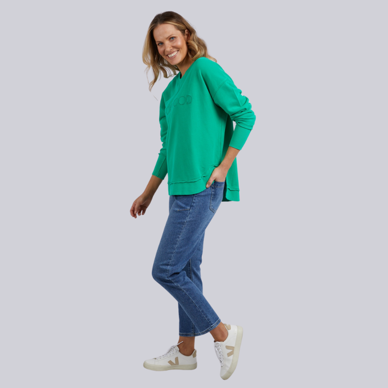 Simplified Crew Bright Green