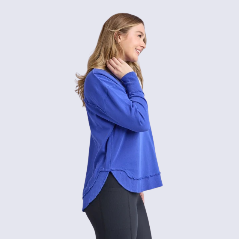 Simplified Crew Dazzling Blue