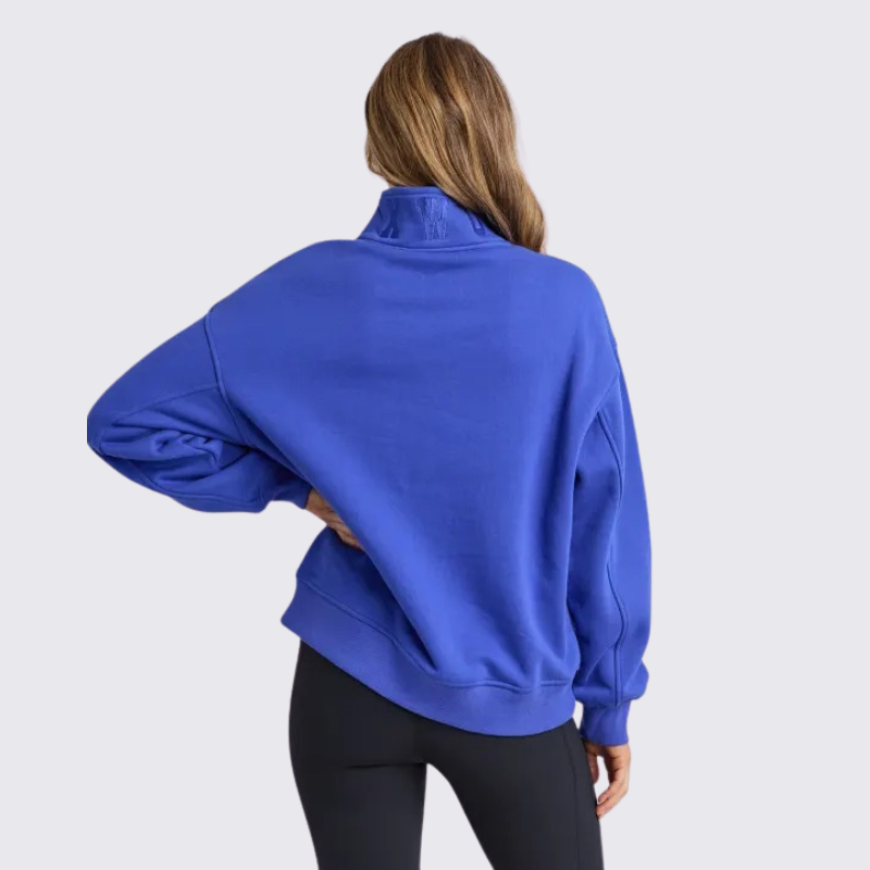 College Zip Crew  - Dazzling Blue