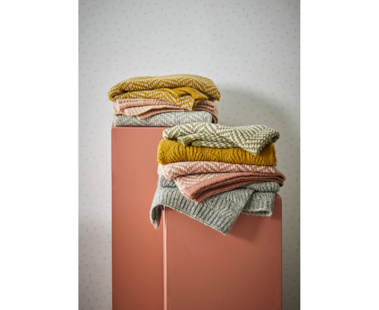 Sienna Wool Blend Baby Blanket Rosewood