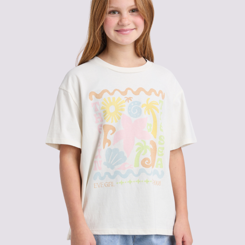 Tropical Tee - Vintage White