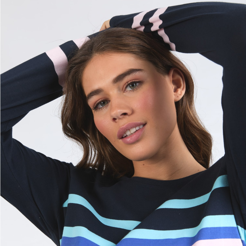 Medley Stripe L/S Tee