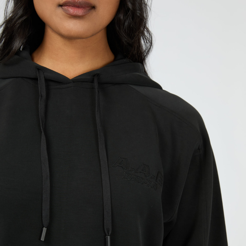 Luxe Active Crop Hoodie