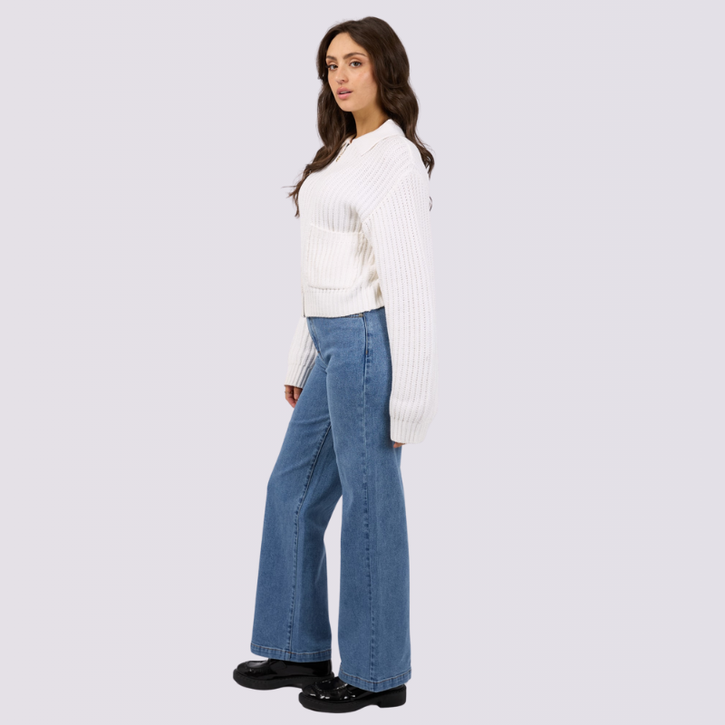 Soho Knit Zip Through