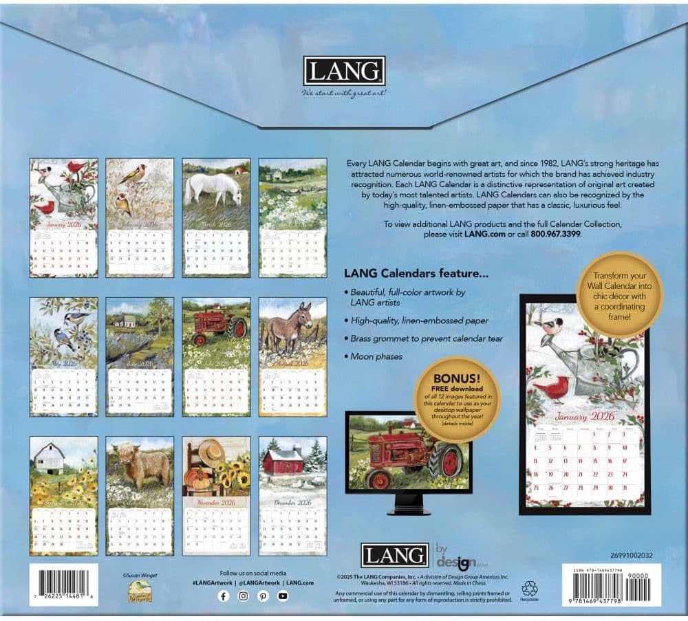 Fields of Home Calendar 2026
