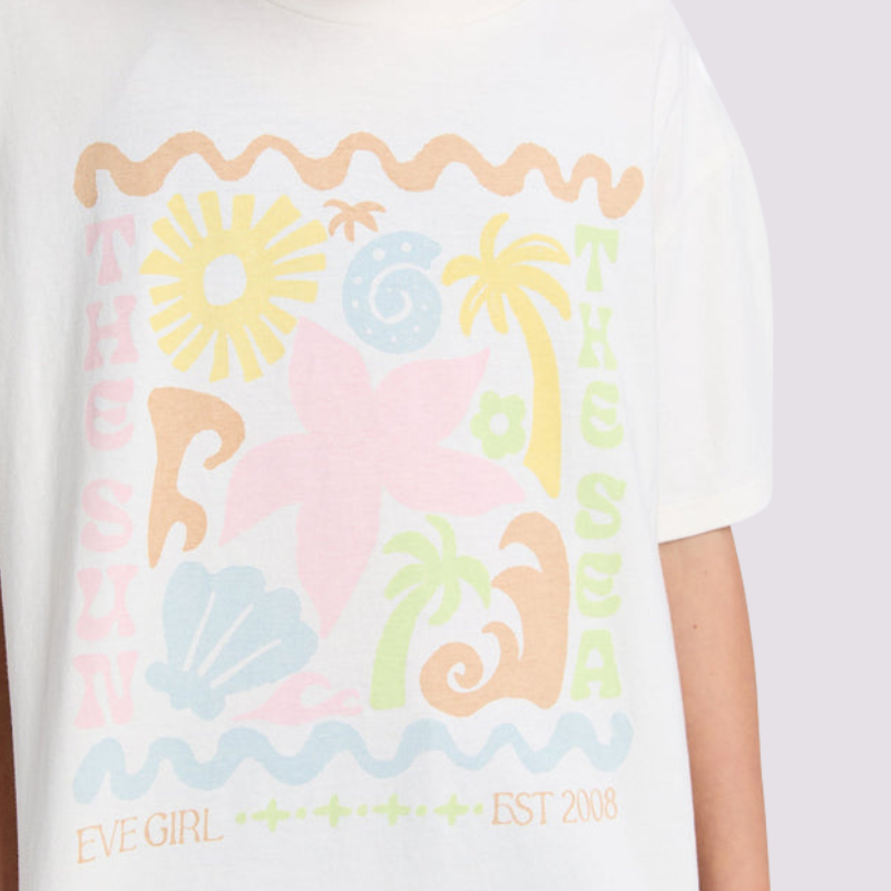 Tropical Tee - Vintage White
