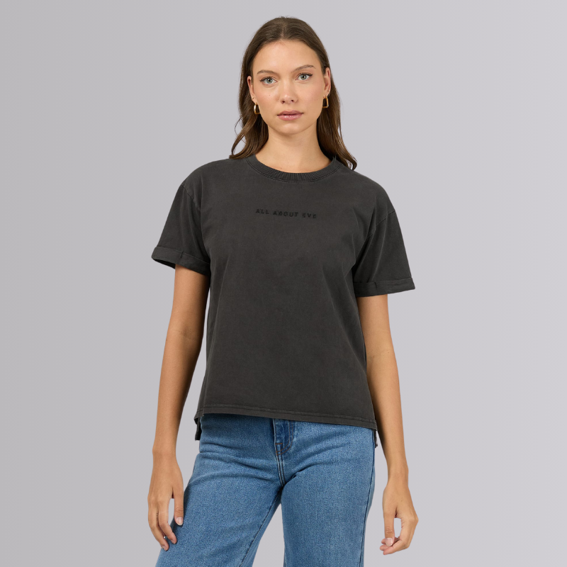 Washed Tee Black