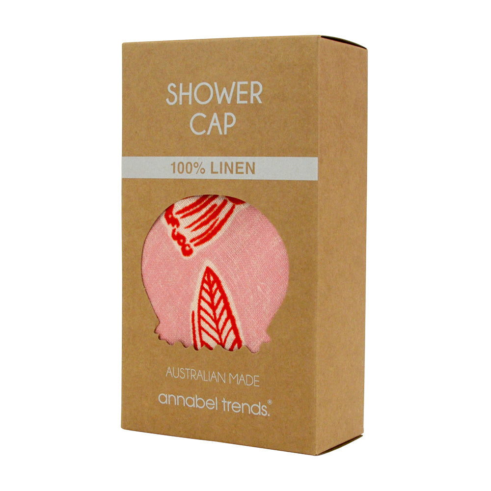 Shower Cap Linen Trailing Natives